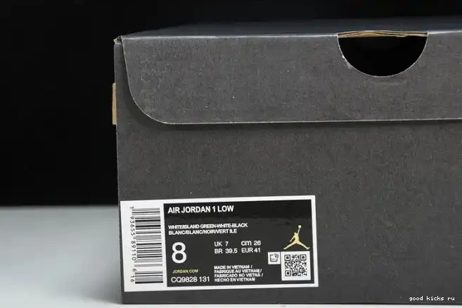Cheap Air Jordan CQ9828-131 1 Low Green Island 0516